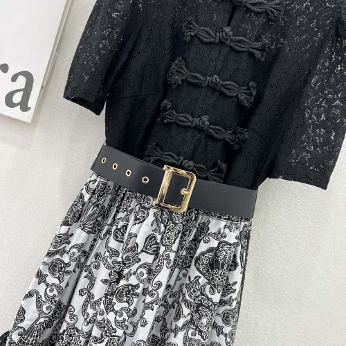 Cheap Christian Dior Dresses Middle Sleeved For Women #1072677 Replica Wholesale [$108.00 USD] [ITEM#1072677] on Replica Christian Dior Dresses