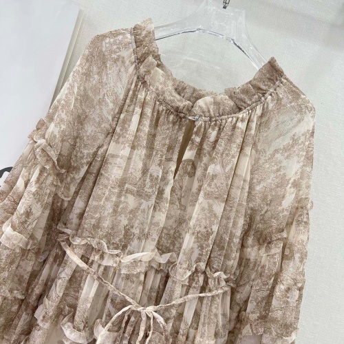 Cheap Christian Dior Dresses Long Sleeved For Women #1072678 Replica Wholesale [$115.00 USD] [ITEM#1072678] on Replica Christian Dior Dresses