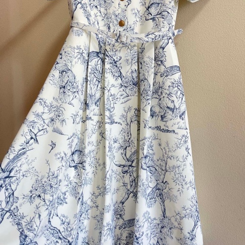 Cheap Christian Dior Dresses Short Sleeved For Women #1072687 Replica Wholesale [$105.00 USD] [ITEM#1072687] on Replica Christian Dior Dresses