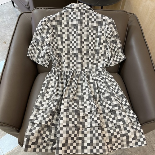 Cheap Louis Vuitton LV Dresses Short Sleeved For Women #1072689 Replica Wholesale [$105.00 USD] [ITEM#1072689] on Replica Louis Vuitton LV Dresses