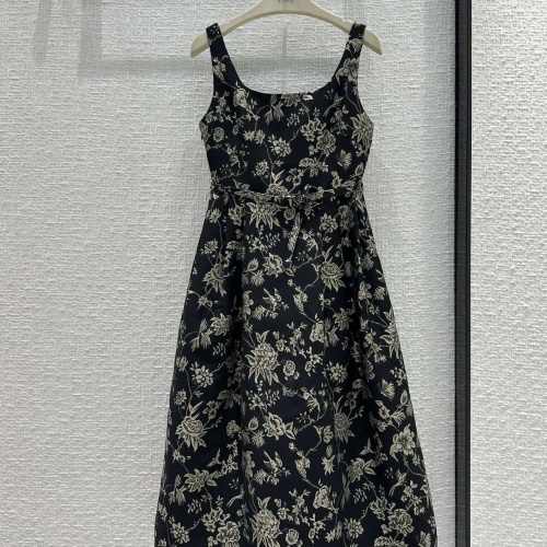Cheap Christian Dior Dresses Sleeveless For Women #1072850 Replica Wholesale [$108.00 USD] [ITEM#1072850] on Replica Christian Dior Dresses