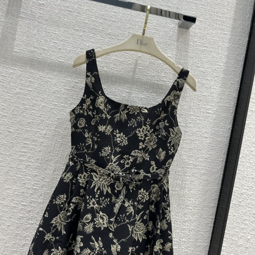 Cheap Christian Dior Dresses Sleeveless For Women #1072850 Replica Wholesale [$108.00 USD] [ITEM#1072850] on Replica Christian Dior Dresses