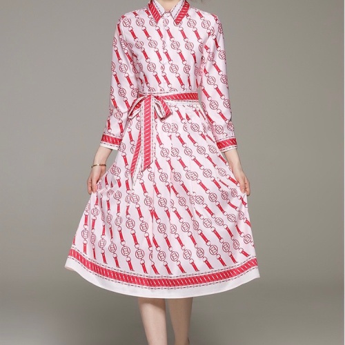 Cheap Fendi Dresses Long Sleeved For Women #1073028 Replica Wholesale [$64.00 USD] [ITEM#1073028] on Replica Fendi Dresses
