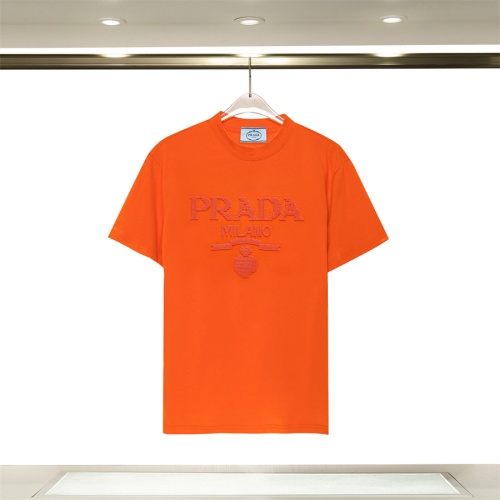 Cheap Prada T-Shirts Short Sleeved For Unisex #1073068 Replica Wholesale [$34.00 USD] [ITEM#1073068] on Replica Prada T-Shirts