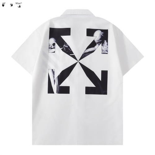 Cheap Off-White Shirts Short Sleeved For Men #1073145 Replica Wholesale [$36.00 USD] [ITEM#1073145] on Replica Off-White Shirts