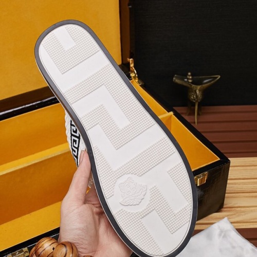 Cheap Versace Slippers For Men #1074439 Replica Wholesale [$56.00 USD] [ITEM#1074439] on Replica Versace Slippers