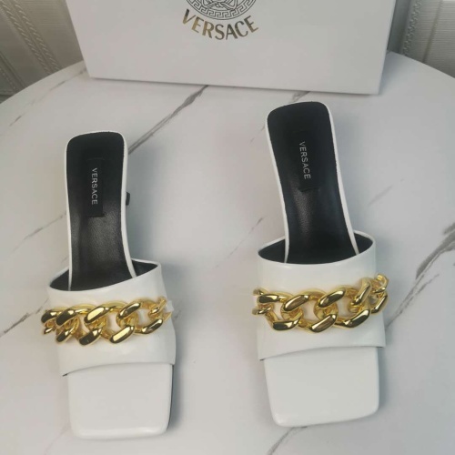 Cheap Versace Slippers For Women #1074583 Replica Wholesale [$85.00 USD] [ITEM#1074583] on Replica Versace Slippers