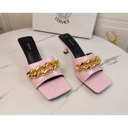Cheap Versace Slippers For Women #1074589 Replica Wholesale [$85.00 USD] [ITEM#1074589] on Replica Versace Slippers