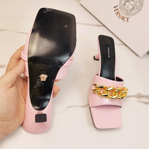 Cheap Versace Slippers For Women #1074589 Replica Wholesale [$85.00 USD] [ITEM#1074589] on Replica Versace Slippers