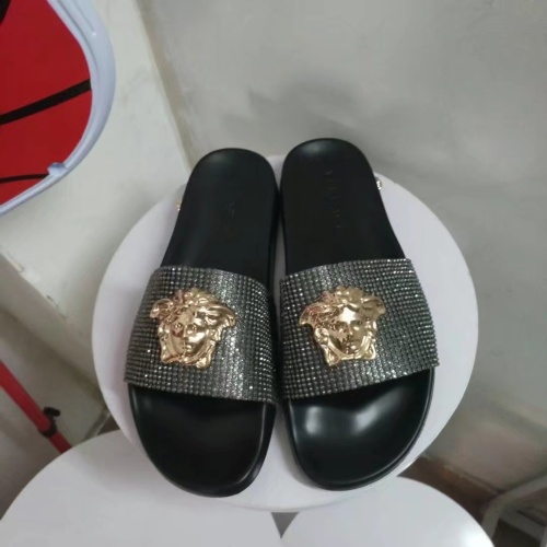 Cheap Versace Slippers For Women #1074624 Replica Wholesale [$60.00 USD] [ITEM#1074624] on Replica Versace Slippers