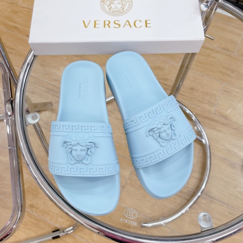 Cheap Versace Slippers For Men #1074637 Replica Wholesale [$60.00 USD] [ITEM#1074637] on Replica Versace Slippers
