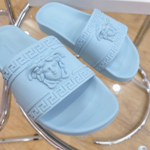 Cheap Versace Slippers For Men #1074637 Replica Wholesale [$60.00 USD] [ITEM#1074637] on Replica Versace Slippers