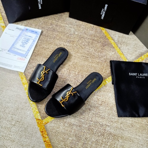 Cheap Yves Saint Laurent YSL Slippers For Women #1075073 Replica Wholesale [$52.00 USD] [ITEM#1075073] on Replica Yves Saint Laurent YSL Slippers
