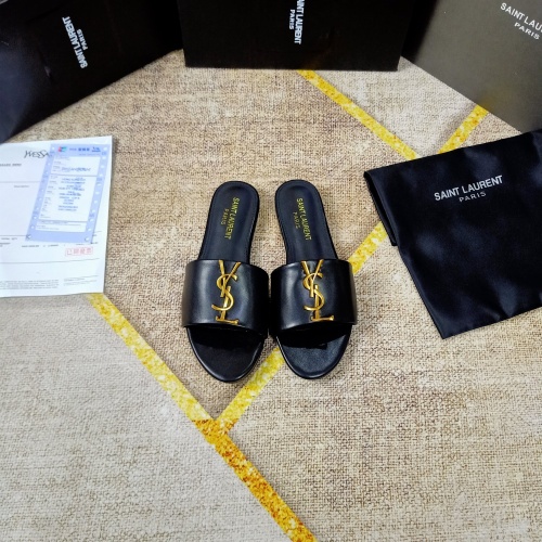 Cheap Yves Saint Laurent YSL Slippers For Women #1075073 Replica Wholesale [$52.00 USD] [ITEM#1075073] on Replica Yves Saint Laurent YSL Slippers