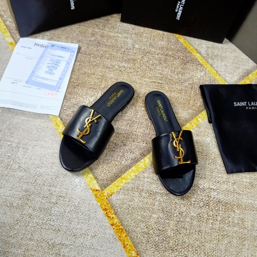 Cheap Yves Saint Laurent YSL Slippers For Women #1075073 Replica Wholesale [$52.00 USD] [ITEM#1075073] on Replica Yves Saint Laurent YSL Slippers