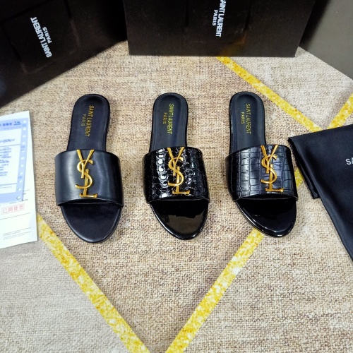 Cheap Yves Saint Laurent YSL Slippers For Women #1075074 Replica Wholesale [$52.00 USD] [ITEM#1075074] on Replica Yves Saint Laurent YSL Slippers
