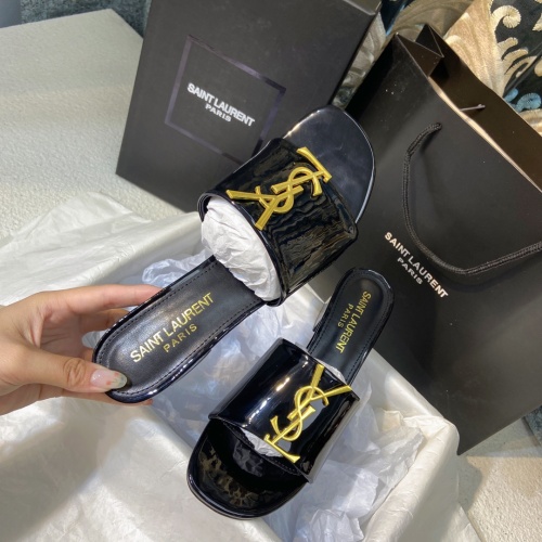 Cheap Yves Saint Laurent YSL Slippers For Women #1075099 Replica Wholesale [$56.00 USD] [ITEM#1075099] on Replica Yves Saint Laurent YSL Slippers