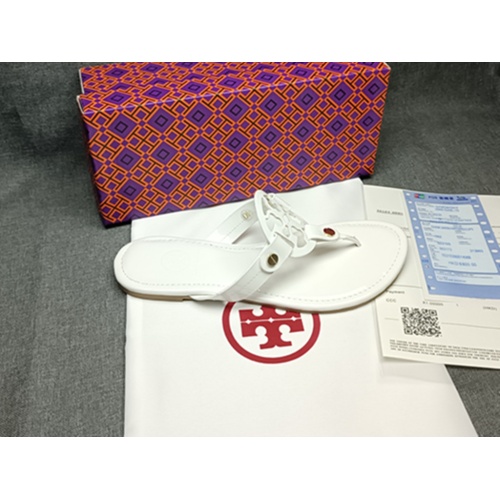 Cheap Tory Burch TB Slippers For Women #1075185 Replica Wholesale [$40.00 USD] [ITEM#1075185] on Replica Tory Burch TB Slippers