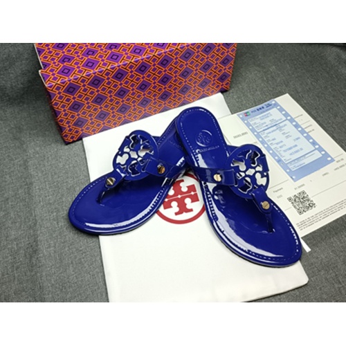 Cheap Tory Burch TB Slippers For Women #1075187 Replica Wholesale [$45.00 USD] [ITEM#1075187] on Replica Tory Burch TB Slippers