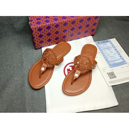 Cheap Tory Burch TB Slippers For Women #1075199 Replica Wholesale [$42.00 USD] [ITEM#1075199] on Replica Tory Burch TB Slippers