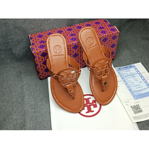 Cheap Tory Burch TB Slippers For Women #1075199 Replica Wholesale [$42.00 USD] [ITEM#1075199] on Replica Tory Burch TB Slippers