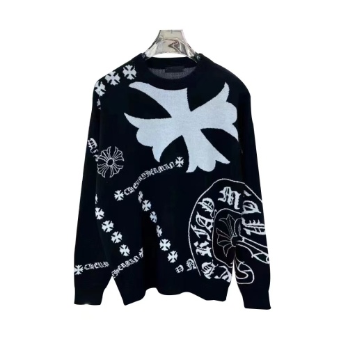 Cheap Chrome Hearts Sweater Long Sleeved For Unisex #1075210 Replica Wholesale [$56.00 USD] [ITEM#1075210] on Replica Chrome Hearts Sweater