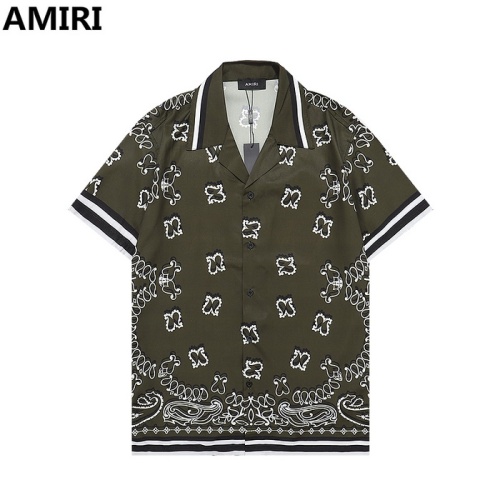 Cheap Amiri Tracksuits Short Sleeved For Men #1075354 Replica Wholesale [$52.00 USD] [ITEM#1075354] on Replica Amiri Tracksuits