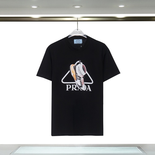 Cheap Prada T-Shirts Short Sleeved For Unisex #1075523 Replica Wholesale [$32.00 USD] [ITEM#1075523] on Replica Prada T-Shirts