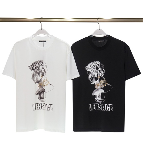 Cheap Versace T-Shirts Short Sleeved For Unisex #1075528 Replica Wholesale [$29.00 USD] [ITEM#1075528] on Replica Versace T-Shirts