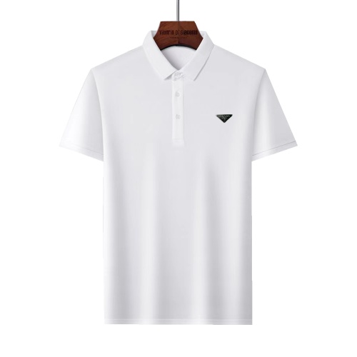 Cheap Prada T-Shirts Short Sleeved For Men #1075559 Replica Wholesale [$25.00 USD] [ITEM#1075559] on Replica Prada T-Shirts