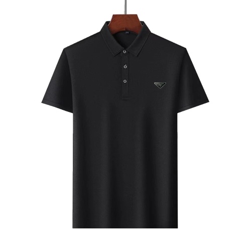 Cheap Prada T-Shirts Short Sleeved For Men #1075561 Replica Wholesale [$25.00 USD] [ITEM#1075561] on Replica Prada T-Shirts