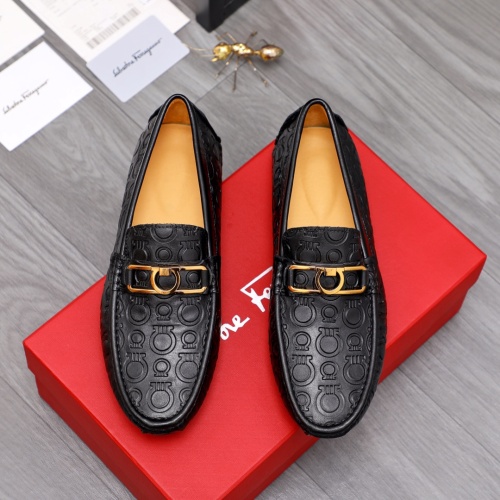 Cheap Salvatore Ferragamo Leather Shoes For Men #1076268 Replica Wholesale [$68.00 USD] [ITEM#1076268] on Replica Salvatore Ferragamo Leather Shoes