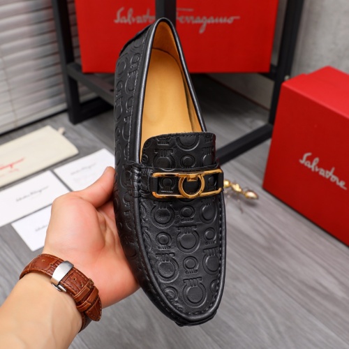 Cheap Salvatore Ferragamo Leather Shoes For Men #1076268 Replica Wholesale [$68.00 USD] [ITEM#1076268] on Replica Salvatore Ferragamo Leather Shoes