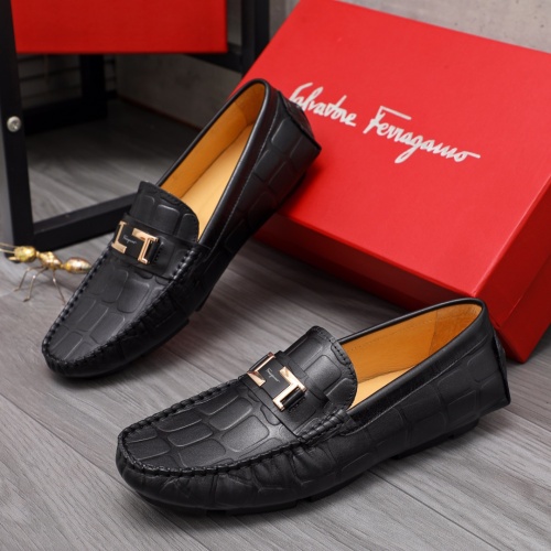 Cheap Salvatore Ferragamo Leather Shoes For Men #1076269 Replica Wholesale [$68.00 USD] [ITEM#1076269] on Replica Salvatore Ferragamo Leather Shoes