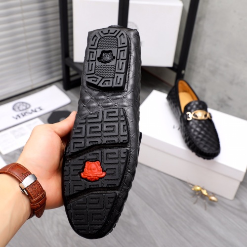 Cheap Versace Leather Shoes For Men #1076305 Replica Wholesale [$68.00 USD] [ITEM#1076305] on Replica Versace Leather Shoes
