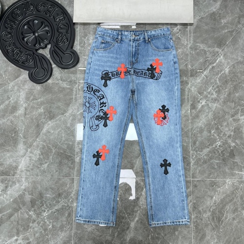 Cheap Chrome Hearts Jeans For Unisex #1076344 Replica Wholesale [$56.00 USD] [ITEM#1076344] on Replica Chrome Hearts Jeans