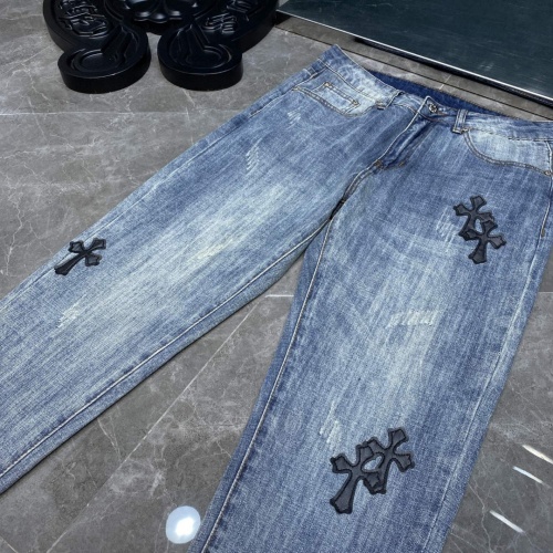 Cheap Chrome Hearts Jeans For Unisex #1076347 Replica Wholesale [$52.00 USD] [ITEM#1076347] on Replica Chrome Hearts Jeans