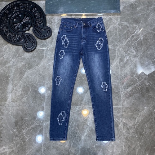 Cheap Chrome Hearts Jeans For Unisex #1076348 Replica Wholesale [$52.00 USD] [ITEM#1076348] on Replica Chrome Hearts Jeans