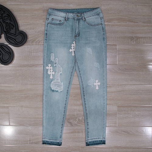 Cheap Chrome Hearts Jeans For Unisex #1076349 Replica Wholesale [$52.00 USD] [ITEM#1076349] on Replica Chrome Hearts Jeans