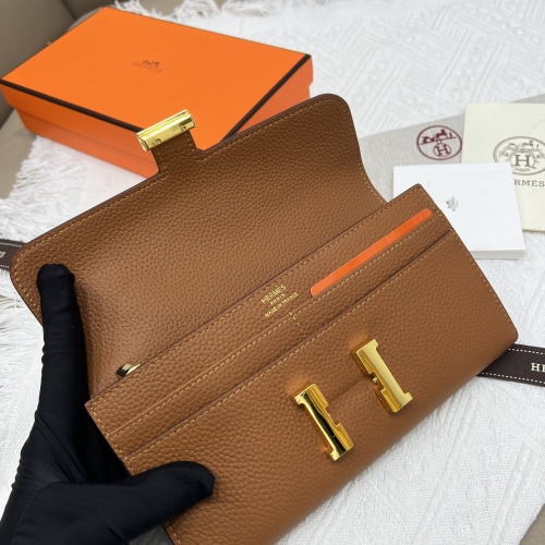 Cheap Hermes AAA Quality Wallets #1076497 Replica Wholesale [$52.00 USD] [ITEM#1076497] on Replica Hermes AAA Quality Wallets