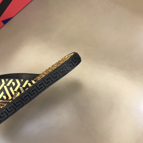 Cheap Versace Slippers For Men #1076794 Replica Wholesale [$64.00 USD] [ITEM#1076794] on Replica Versace Slippers