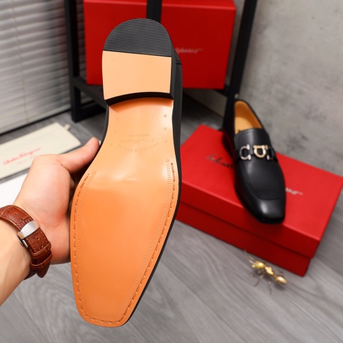 Cheap Salvatore Ferragamo Leather Shoes For Men #1076906 Replica Wholesale [$82.00 USD] [ITEM#1076906] on Replica Salvatore Ferragamo Leather Shoes
