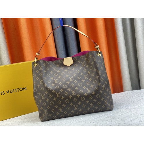 Cheap Louis Vuitton AAA Quality Shoulder Bags In Rose Red For Women #1077048 Replica Wholesale [$68.00 USD] [ITEM#1077048] on Replica Louis Vuitton AAA Quality Shoulder Bags