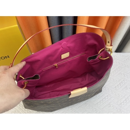 Cheap Louis Vuitton AAA Quality Shoulder Bags In Rose Red For Women #1077048 Replica Wholesale [$68.00 USD] [ITEM#1077048] on Replica Louis Vuitton AAA Quality Shoulder Bags