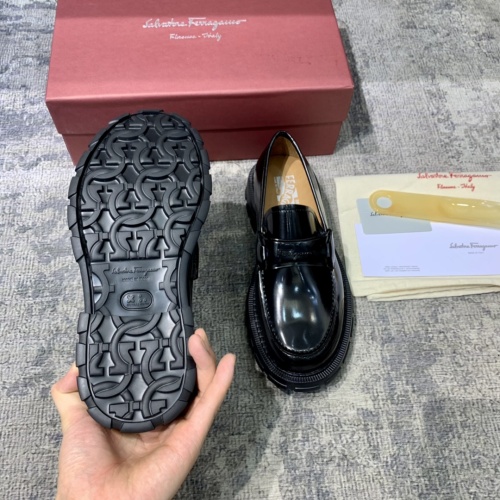 Cheap Salvatore Ferragamo Leather Shoes For Men #1077428 Replica Wholesale [$132.00 USD] [ITEM#1077428] on Replica Salvatore Ferragamo Leather Shoes