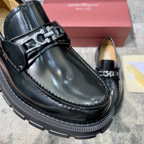 Cheap Salvatore Ferragamo Leather Shoes For Men #1077431 Replica Wholesale [$132.00 USD] [ITEM#1077431] on Replica Salvatore Ferragamo Leather Shoes
