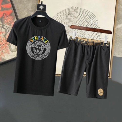 Cheap Versace Tracksuits Short Sleeved For Unisex #1077705 Replica Wholesale [$48.00 USD] [ITEM#1077705] on Replica Versace Tracksuits