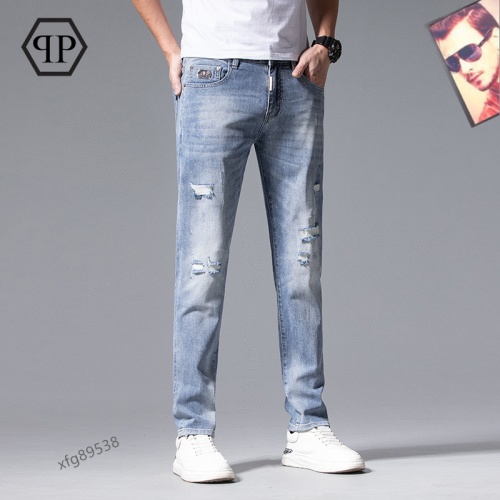 Cheap Philipp Plein PP Jeans For Men #1077720 Replica Wholesale [$42.00 USD] [ITEM#1077720] on Replica Philipp Plein PP Jeans