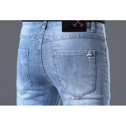 Cheap Off-White Jeans For Men #1077732 Replica Wholesale [$42.00 USD] [ITEM#1077732] on Replica Off-White Jeans