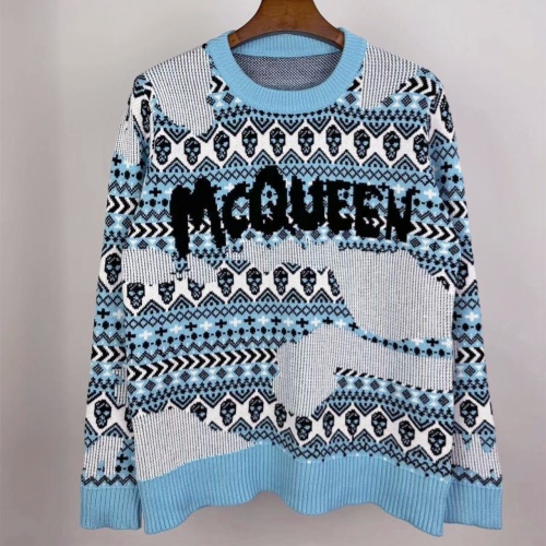 Cheap Alexander McQueen Sweater Long Sleeved For Unisex #1077750 Replica Wholesale [$52.00 USD] [ITEM#1077750] on Replica Alexander McQueen Sweater